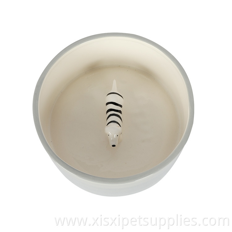 Customizable New Fashionable Enamel Ceramic Pet Bowls